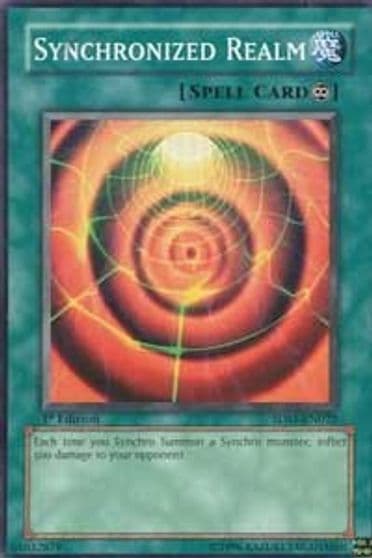 Synchronized Realm 5D's 2008 Starter Deck Yu-Gi-Oh! card