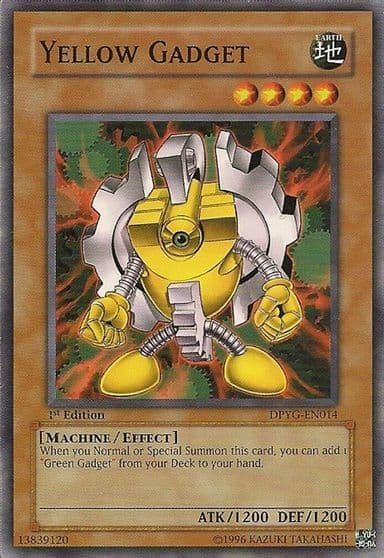 Yellow Gadget Duelist Pack: Yugi Yu-Gi-Oh! card