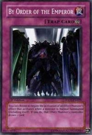 By Order of the Emperor Structure Deck: The Dark Emperor Yu-Gi-Oh! card
