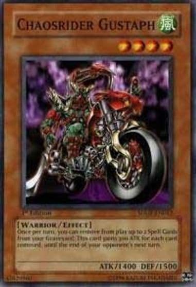 Chaosrider Gustaph Structure Deck: The Dark Emperor Yu-Gi-Oh! card
