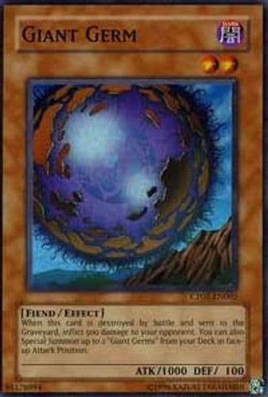 Giant Germ Champion Pack 5 Yu-Gi-Oh! card