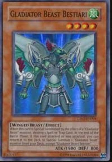 Gladiator Beast Bestiari Champion Pack 7 Yu-Gi-Oh! card