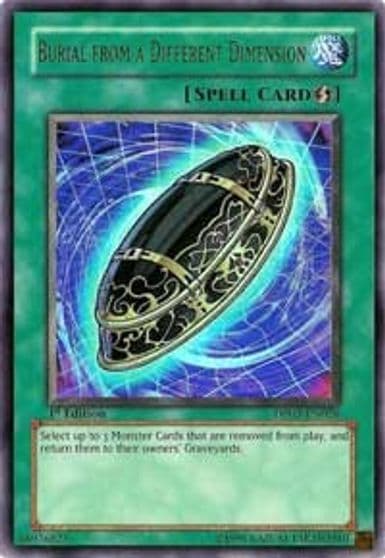 Burial from a Different Dimension Champion Pack 8 Yu-Gi-Oh! card