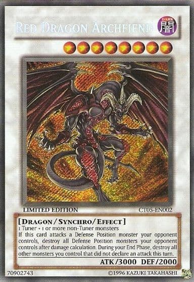 Red Dragon Archfiend 2008 Collectors Tin Yu-Gi-Oh! card