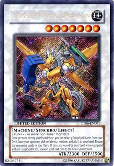 Power Tool Dragon 2009 Collectors Tin Yu-Gi-Oh! card