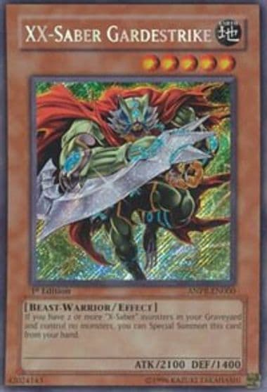 XX Saber Gardestrike Ancient Prophecy Yu-Gi-Oh! card