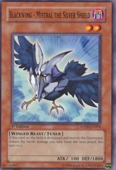Blackwing Mistral the Silver Shield Ancient Prophecy Yu-Gi-Oh! card