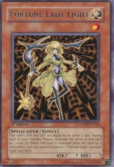 Fortune Lady Light Ancient Prophecy Yu-Gi-Oh! card