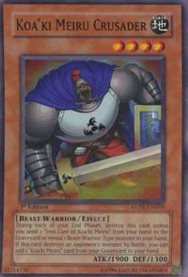 Koaki Meiru Crusader Ancient Prophecy Yu-Gi-Oh! card
