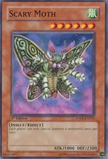 Scary Moth Ancient Prophecy Yu-Gi-Oh! card