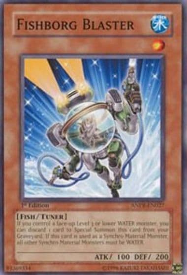 Fishborg Blaster Ancient Prophecy Yu-Gi-Oh! card
