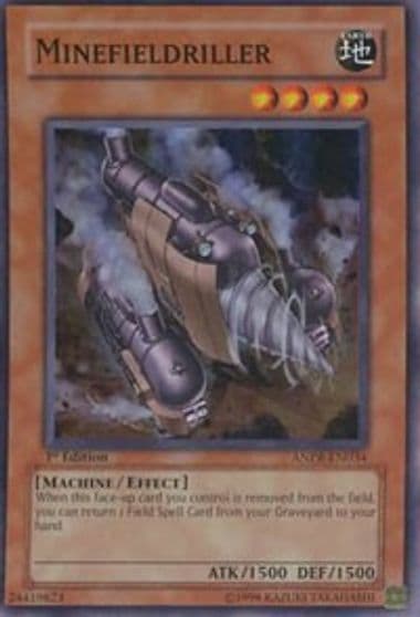 Minefieldriller Ancient Prophecy Yu-Gi-Oh! card