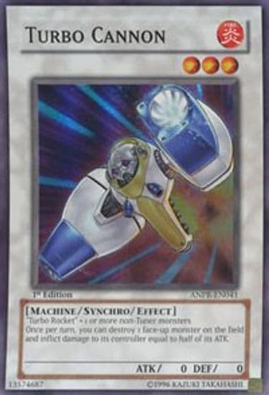 Turbo Cannon Ancient Prophecy Yu-Gi-Oh! card