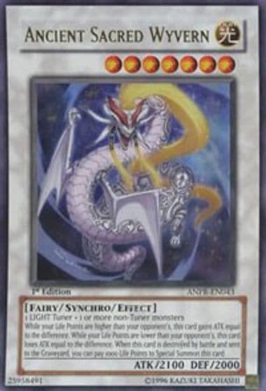 Ancient Sacred Wyvern Ancient Prophecy Yu-Gi-Oh! card