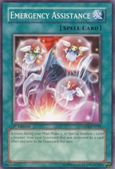 Emergency Assistance Ancient Prophecy Yu-Gi-Oh! card