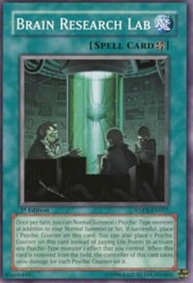 Brain Research Lab Ancient Prophecy Yu-Gi-Oh! card