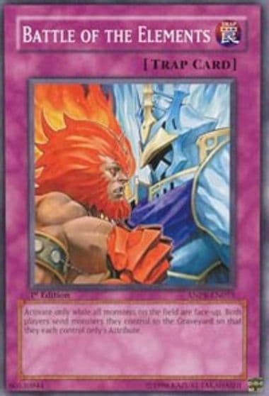 Battle of the Elements Ancient Prophecy Yu-Gi-Oh! card