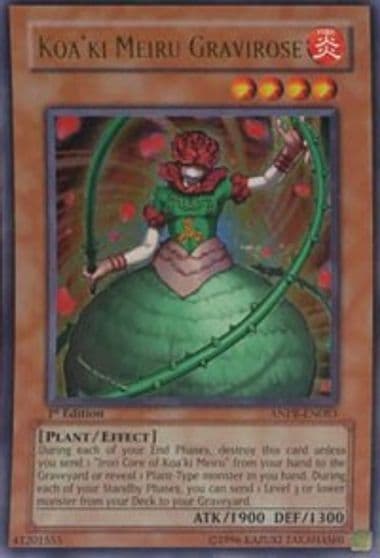 Koaki Meiru Gravirose Ancient Prophecy Yu-Gi-Oh! card