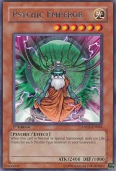Psychic Emperor Ancient Prophecy Yu-Gi-Oh! card