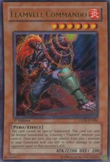Flamvell Commando Ancient Prophecy Yu-Gi-Oh! card