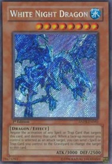 White Night Dragon Ancient Prophecy Yu-Gi-Oh! card