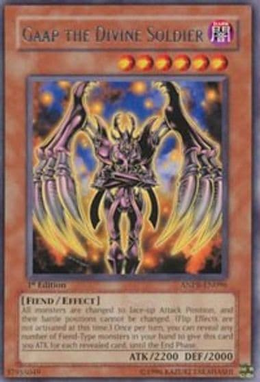 Gaap the Divine Soldier Ancient Prophecy Yu-Gi-Oh! card