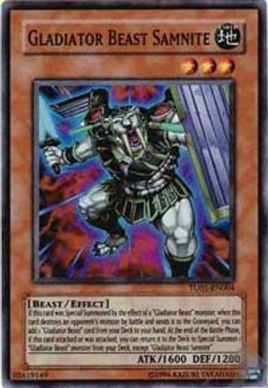 Gladiator Beast Samnite Turbo Pack Booster One Pack Yu-Gi-Oh! card