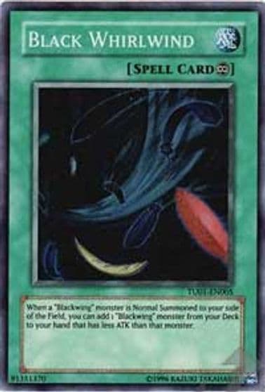 Black Whirlwind Turbo Pack Booster One Pack Yu-Gi-Oh! card