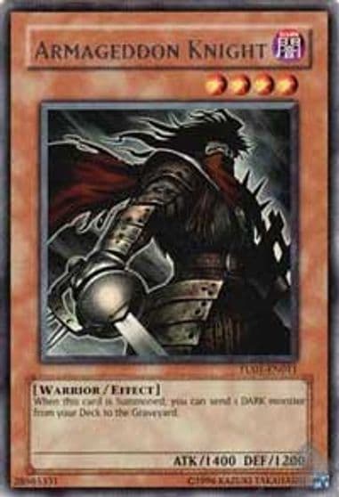 Armageddon Knight Turbo Pack Booster One Pack Yu-Gi-Oh! card
