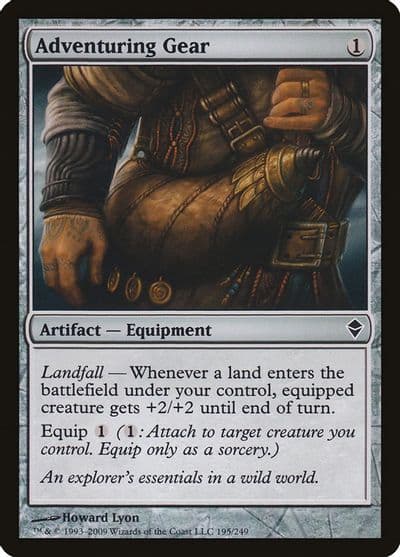 Adventuring Gear Zendikar Magic card