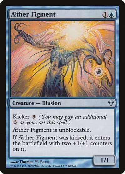 Aether Figment Zendikar Magic card