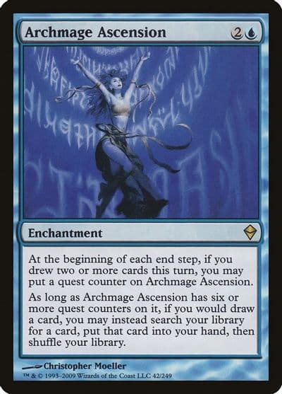 Archmage Ascension Zendikar Magic card