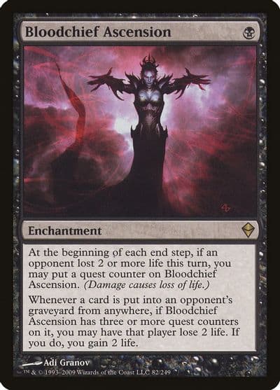 Bloodchief Ascension Zendikar Magic card
