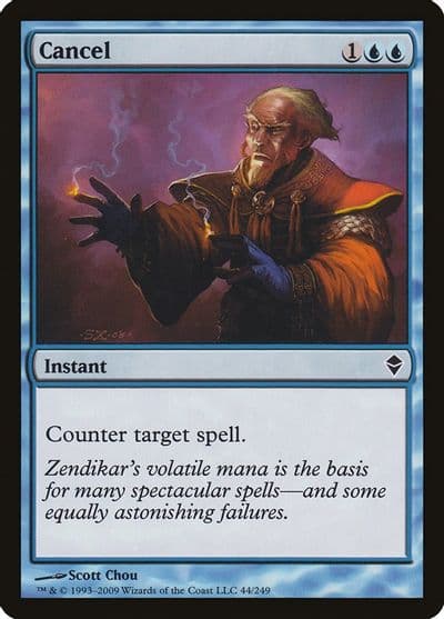 Cancel Zendikar Magic card