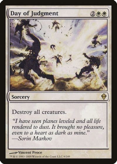 Day of Judgment Zendikar Magic card