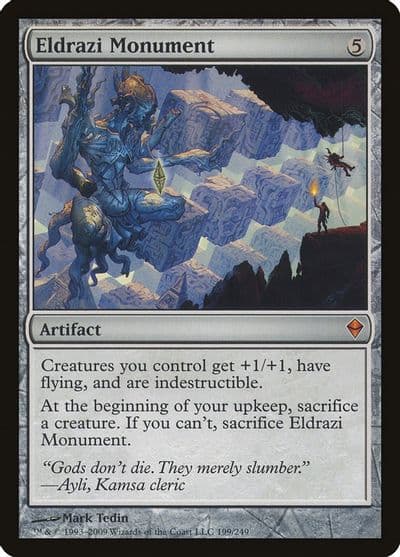 Eldrazi Monument Zendikar Magic card