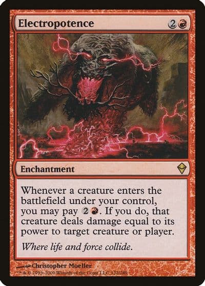Electropotence Zendikar Magic card