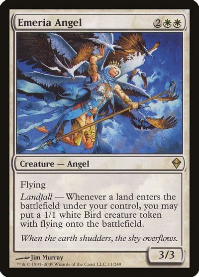 Emeria Angel Zendikar Magic card