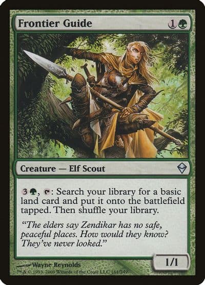 Frontier Guide Zendikar Magic card