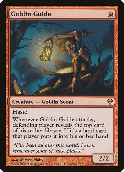 Goblin Guide Zendikar Magic card