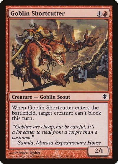 Goblin Shortcutter Zendikar Magic card