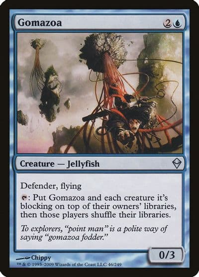 Gomazoa Zendikar Magic card