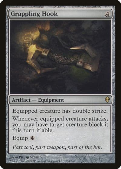 Grappling Hook Zendikar Magic card