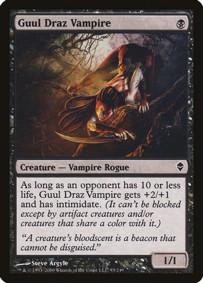 Guul Draz Vampire Zendikar Magic card