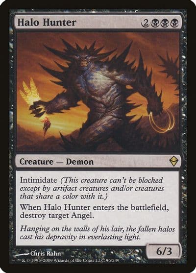 Halo Hunter Zendikar Magic card