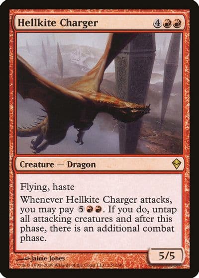 Hellkite Charger Zendikar Magic card