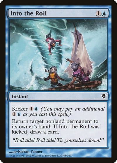 Into the Roil Zendikar Magic card