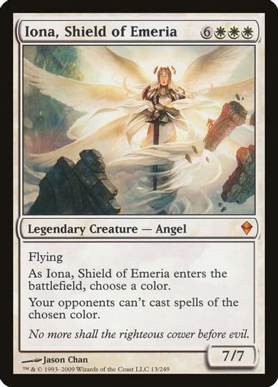 Iona Shield of Emeria Zendikar Magic card