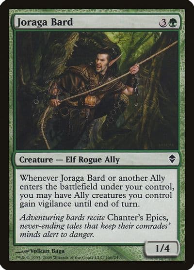 Joraga Bard Zendikar Magic card