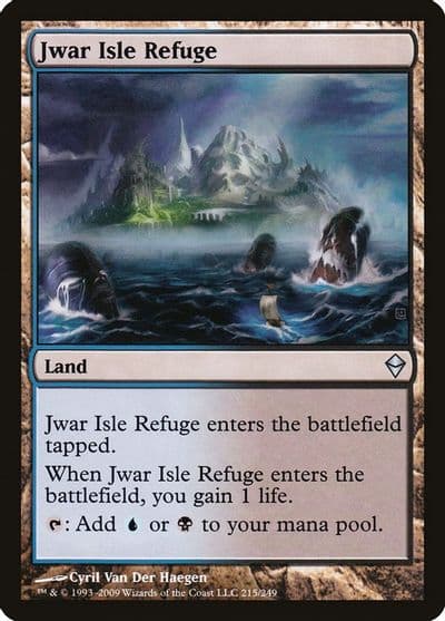 Jwar Isle Refuge Zendikar Magic card